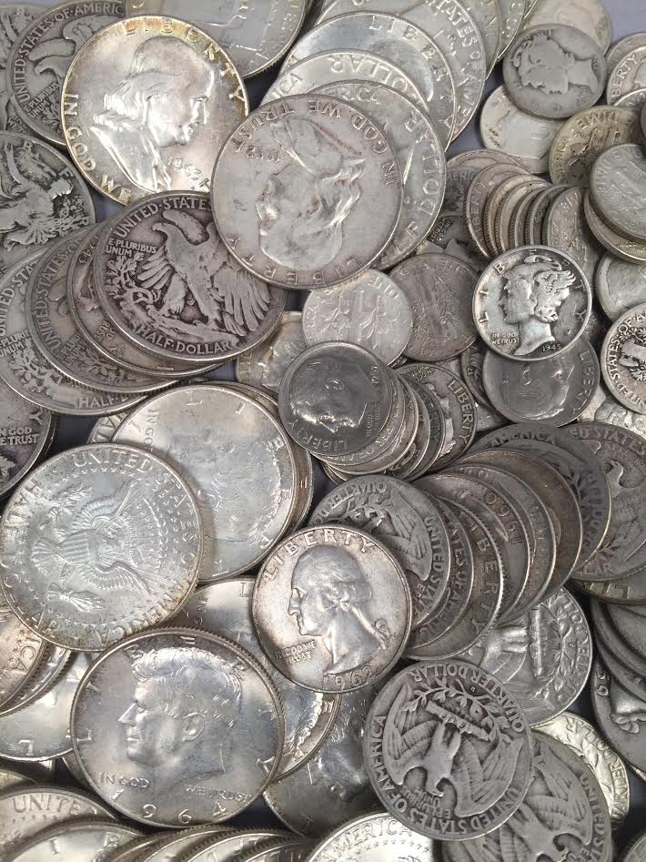Pre-1964 US silver coins