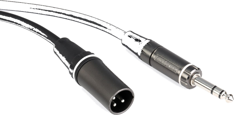 XLR to TRS balanced cable