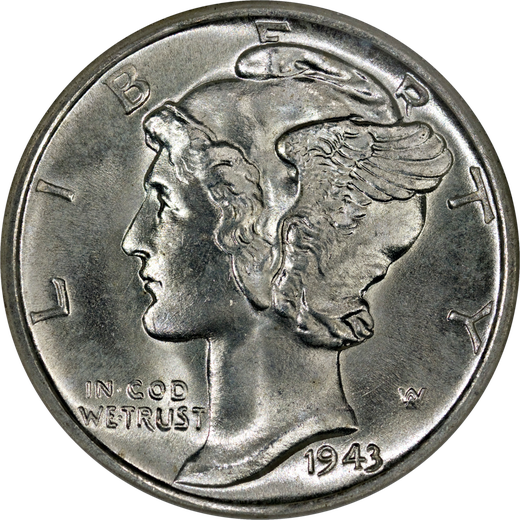 Mercury silver dime